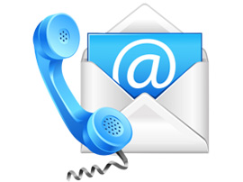  phone and email icon